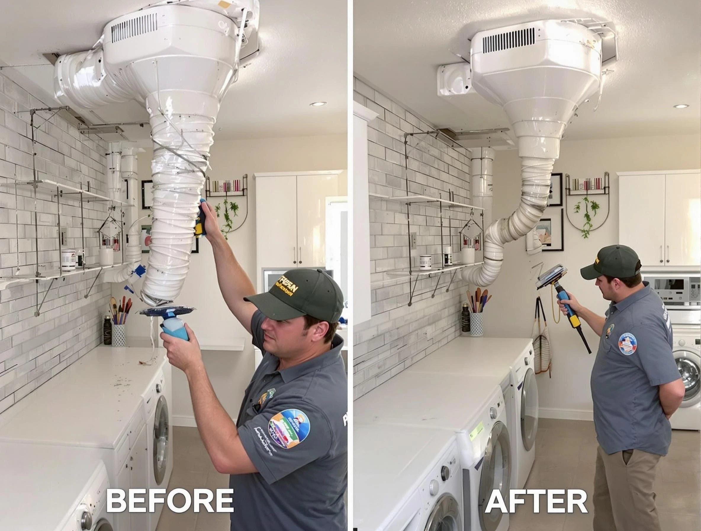 Professional dryer exhaust vent cleaning by Goodyear Dryer Vent Cleaning in Goodyear