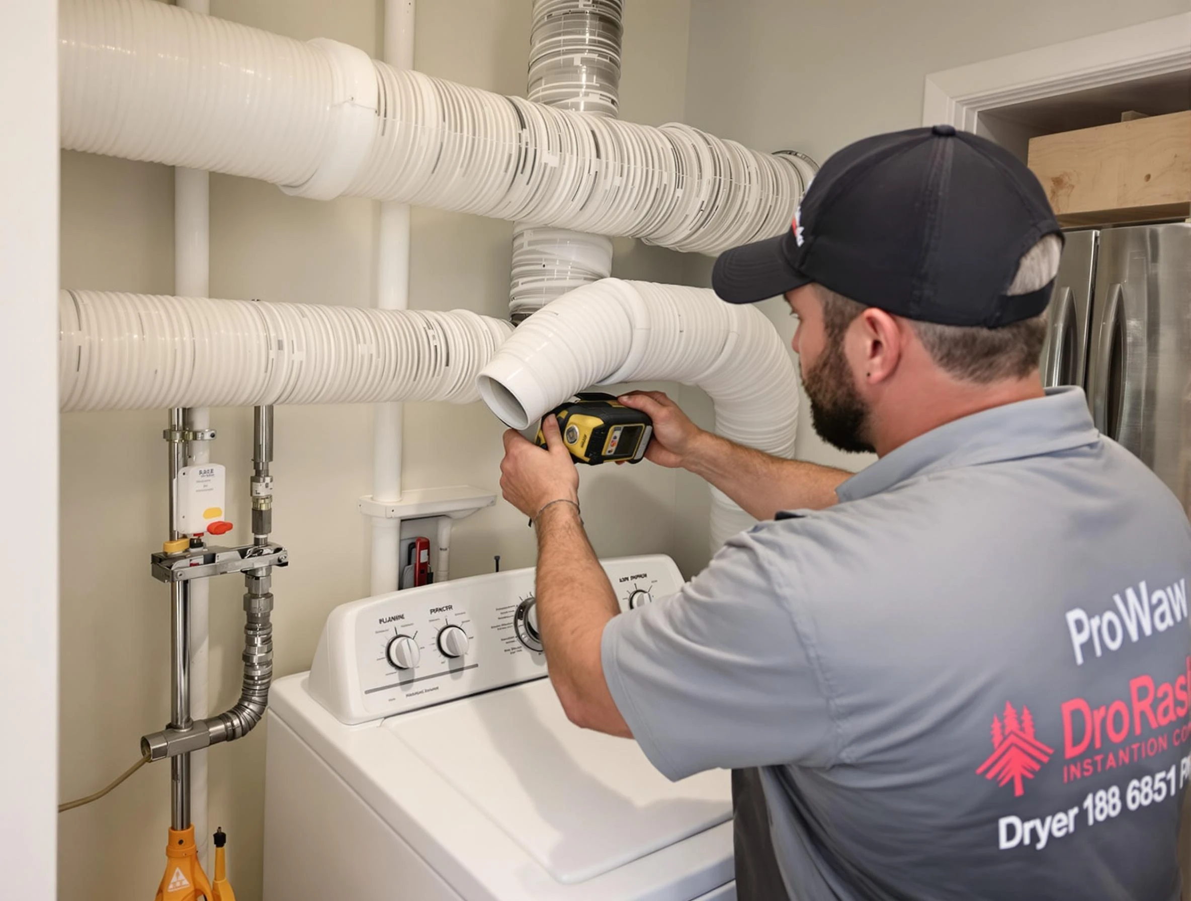 Professional dryer vent hose installation by Goodyear Dryer Vent Cleaning in Goodyear