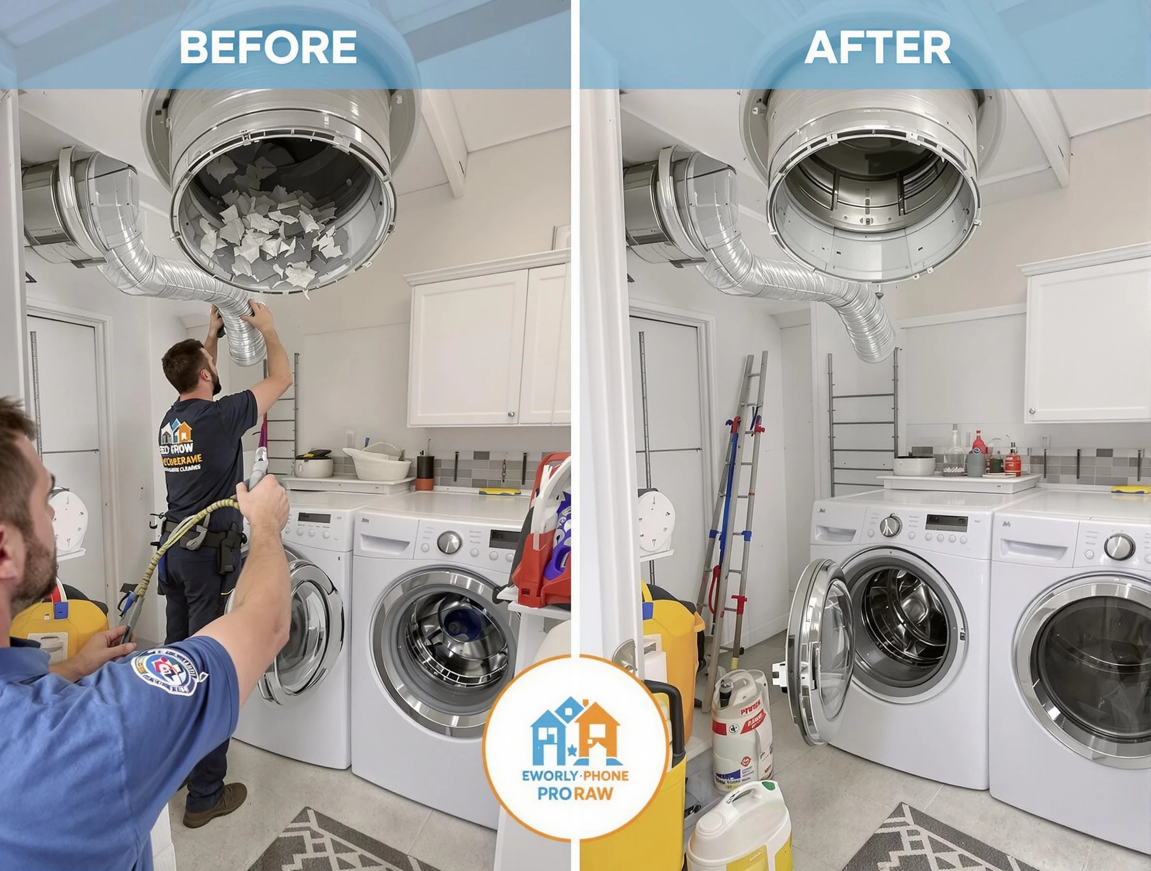 Residential dryer vent cleaning by Goodyear Dryer Vent Cleaning in Goodyear